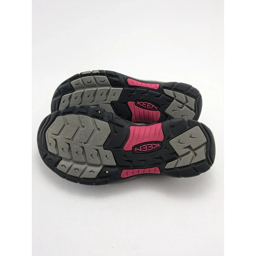 Womens Keen Newport H2 Fisherman Gray Pink Boat Shoes Sandals 1016288 Size 9